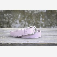 CEINTURE CUIR ROSE GRAINÉ| L’élégante